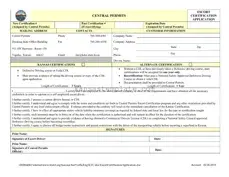 Kansas Escort Certification Template