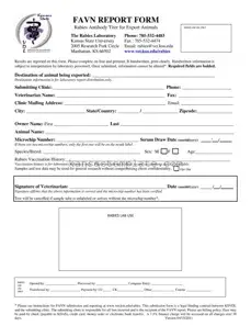 Kansas Favn Report Template